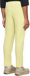 HOMME PLISSÉ ISSEY MIYAKE Yellow Tailored Pleats 1 Trousers