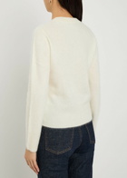Veronica Beard Pippen Brushed Cashmere Jumper Ivory