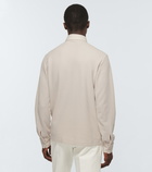 Loro Piana - Cotton long-sleeved polo sweater