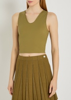 Spence Cosmic Spenceform Cropped Tank top Olive