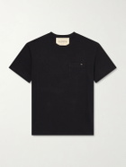 Valentino Garavani - VGold Cotton-Jersey T-Shirt - Black