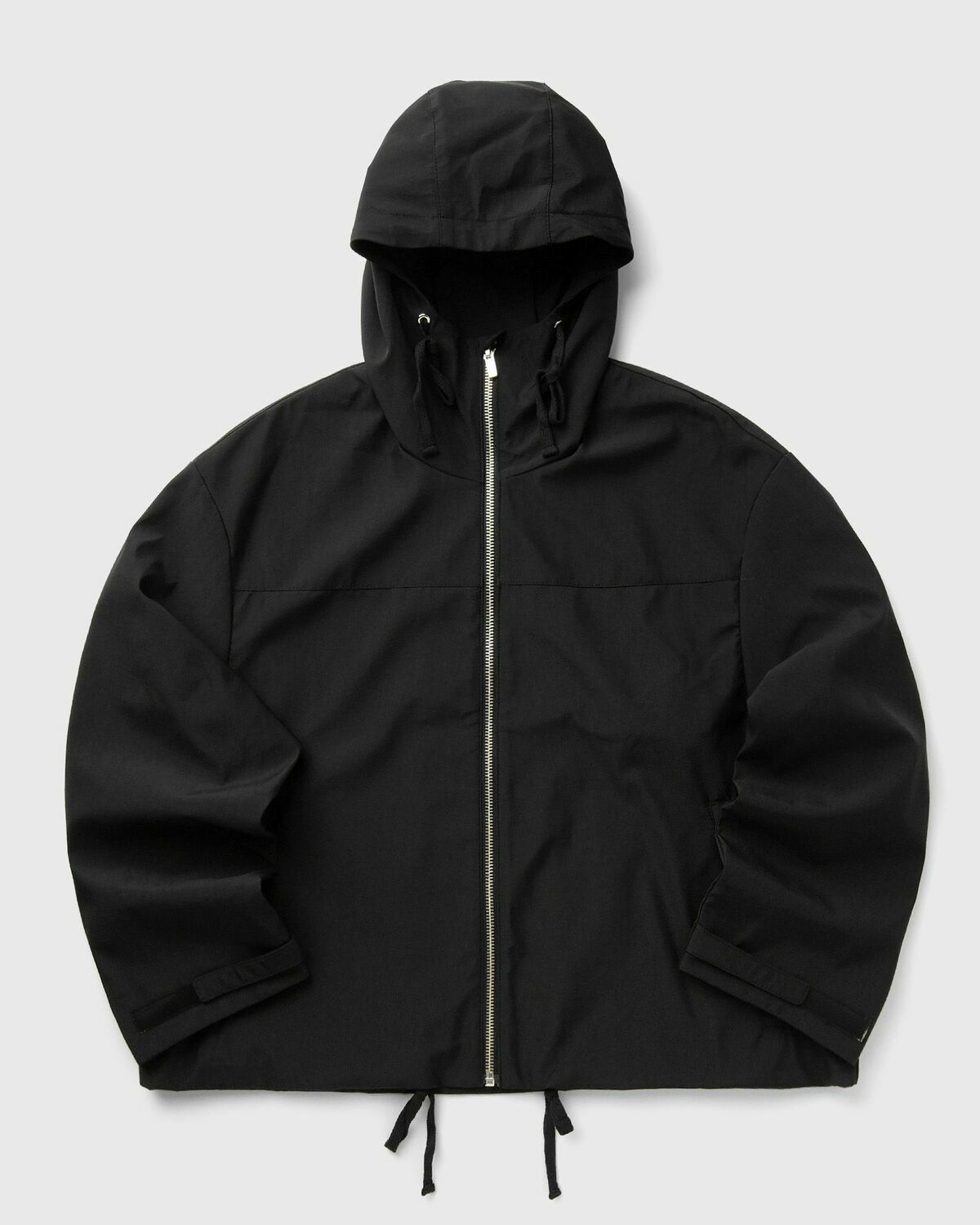 Rough. SIGNATURE RAIN JACKET Black Mens Shell Jackets/Windbreaker