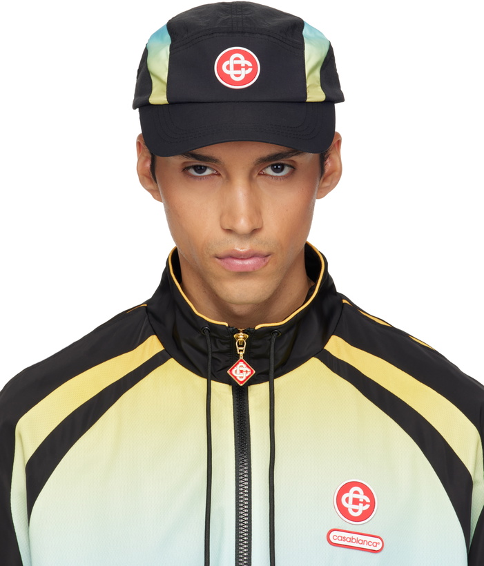 Photo: Casablanca Black Frog Gradient Nylon Cap