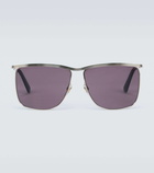 Gucci - Square-frame metal sunglasses