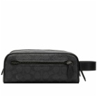 Coach Men's Travel Bag in Charcoal Signature Coated Canvas