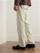 Officine Générale - James Straight-Leg Cotton-Corduroy Trousers - Neutrals