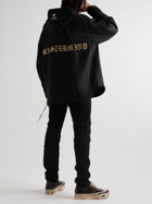 Mastermind World - Embroidered Bouclé-Tweed Overshirt - Black