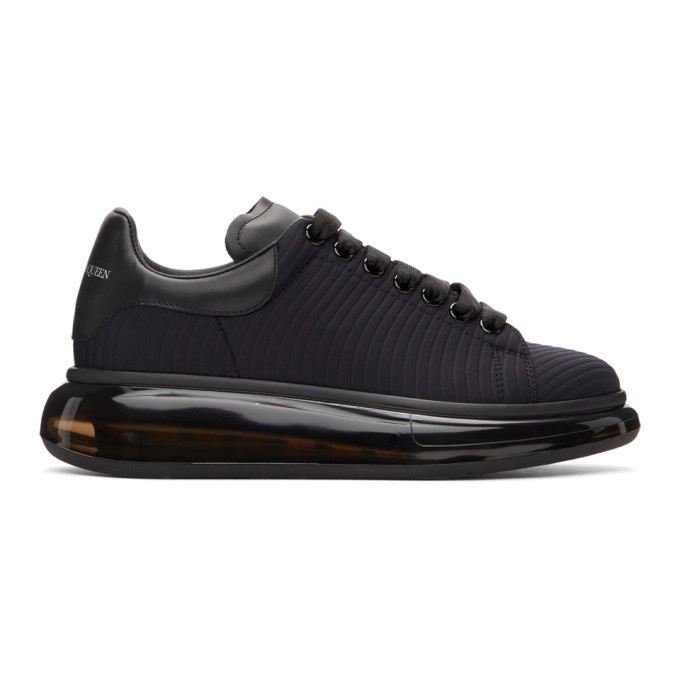 Photo: Alexander McQueen Black Neoprene Oversized Sneakers