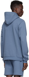 John Elliott Blue Cotton Hoodie