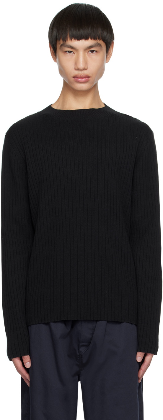Filippa K Black Plated Sweater Filippa K