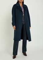 Joseph Franco Double-breasted Wool-blend Coat Indigo