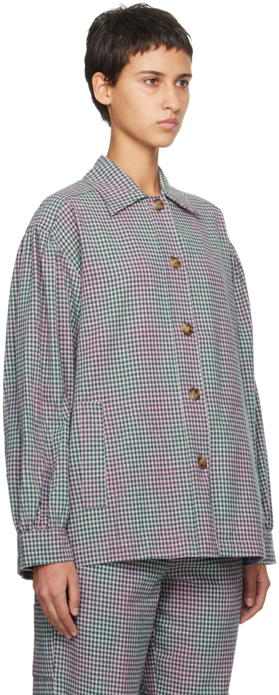 Caro Editions Green & Pink Hannah Shirt