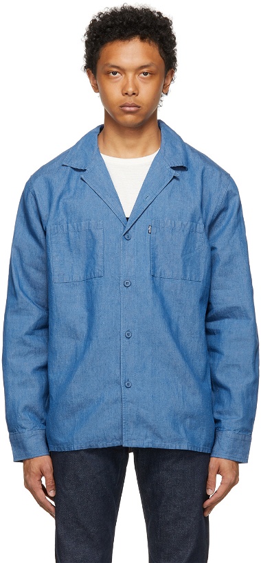 Photo: Levi's Made & Crafted Blue PKT Camp Shirt