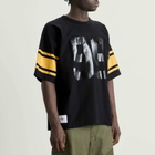 WTAPS Men's Qb Short Sleeve Football Shirt in Black