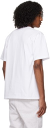 BAPE White Grid Camo College T-Shirt