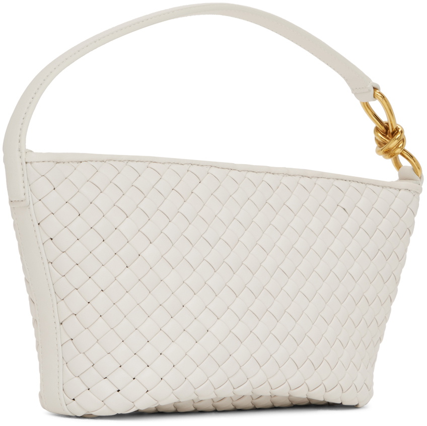 Bottega Veneta White Small Knot Bag Bottega Veneta