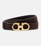 Ferragamo Gancio Mediterraneo leather belt