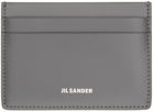 Jil Sander Grey Logo Classic Card Holder