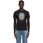 Marine Serre Black Large Optic Moon T-Shirt