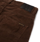 Nudie Jeans - Grim Tim Sim-Fit Organic Stretch-Cotton Velvet Jeans - Men - Brown