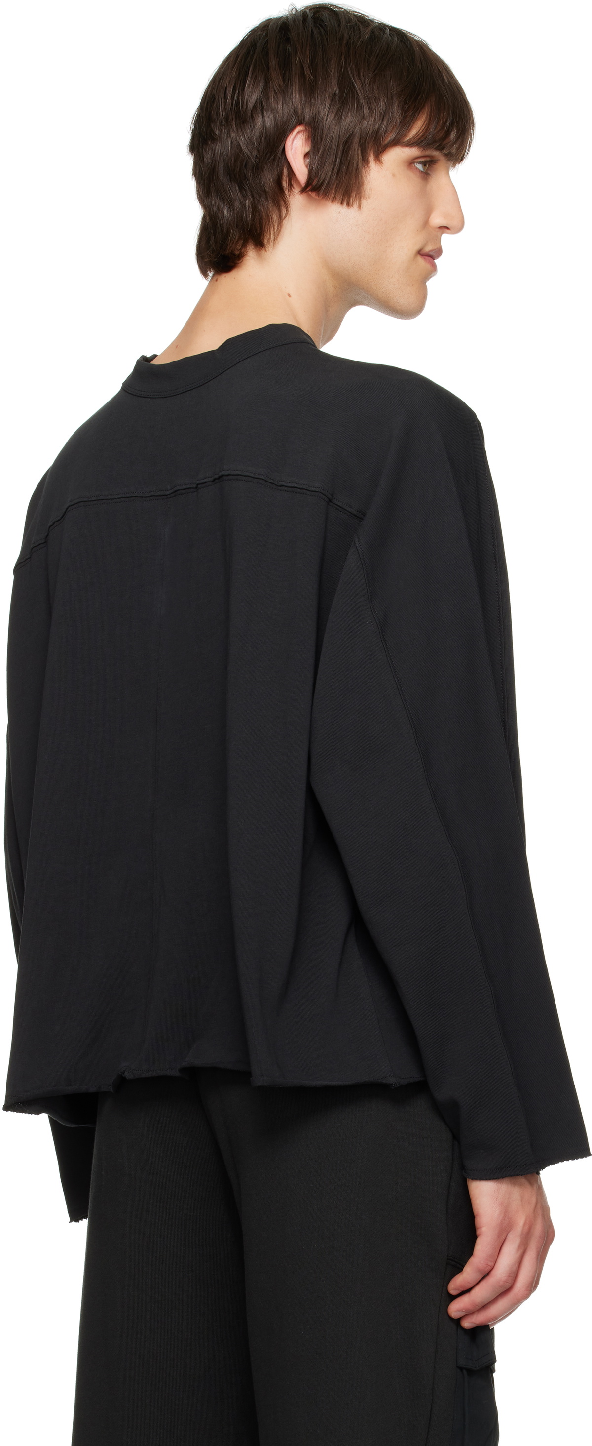 トップス entire studios heavy pocket t wash black heavy pocket tee soot – entire studios