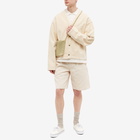 Bram's Fruit Men's Jersey Cardigan in Beige