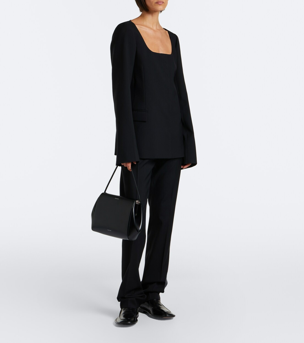 Calvin Klein Collection Tina Small leather shoulder bag