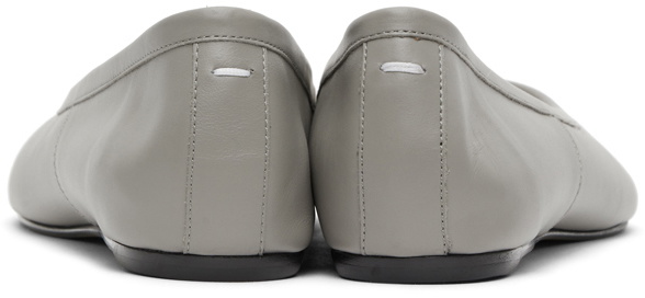 Maison Margiela SSENSE Exclusive Grey Tabi Ballerina Flats