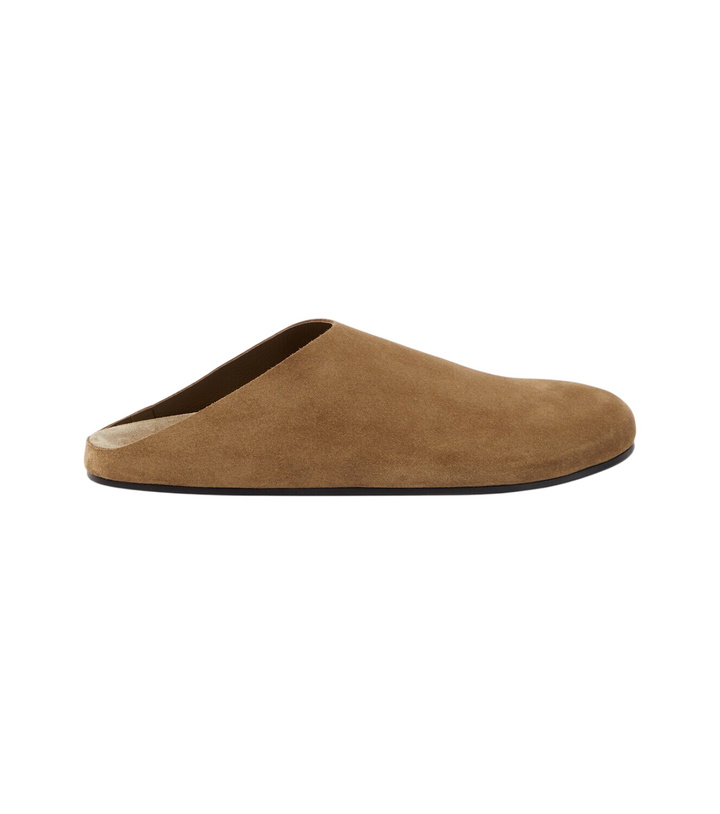 Photo: The Row Hudson suede mules