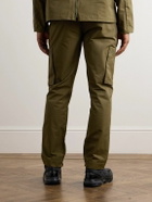 SAIF UD DEEN - Holster Straight-Leg Panelled Cotton-Blend Canvas Cargo Trousers - Green