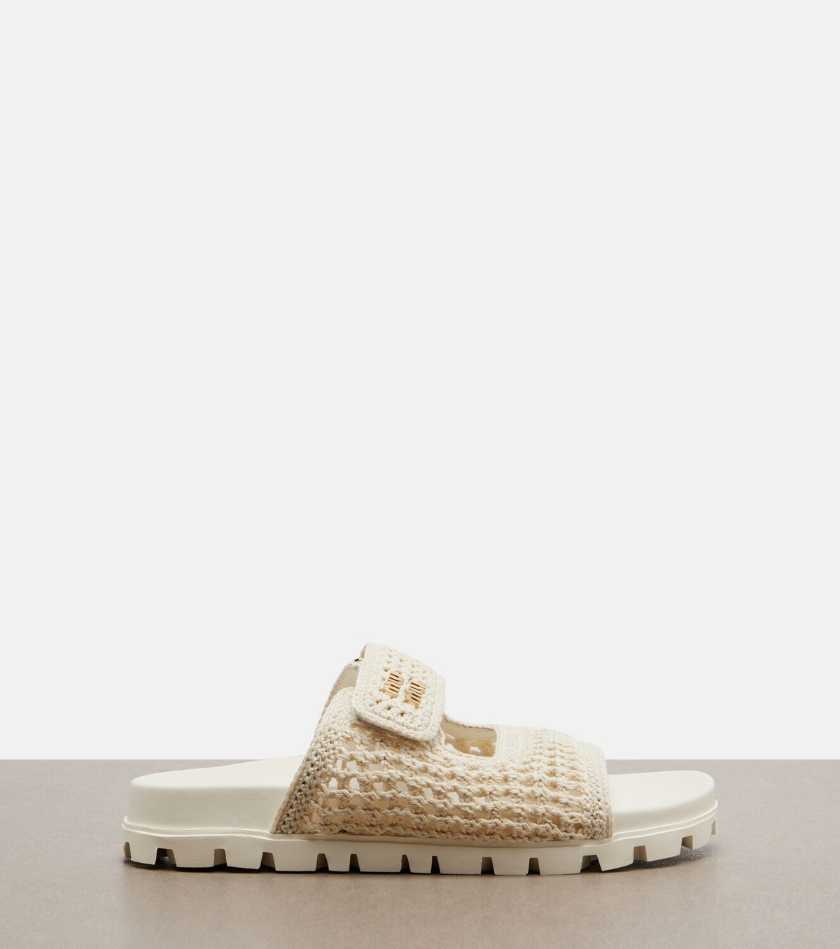 Miu Miu Crochet sandals