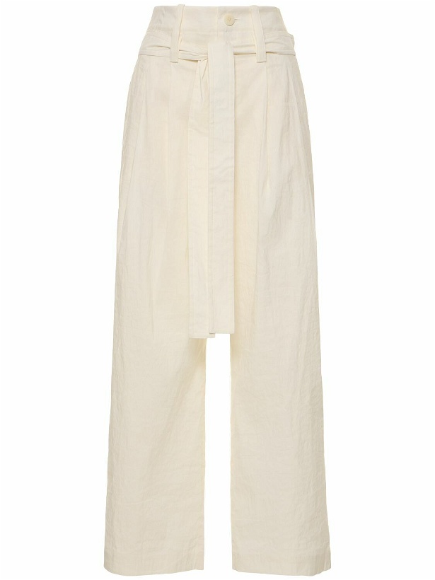 Photo: ISSEY MIYAKE - Belted Linen Blend Pants