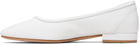 Maryam Nassir Zadeh White Serafina Ballerina Flats