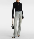 Balenciaga Cropped cotton-blend tweed cardigan