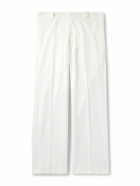 Cherry Los Angeles - Straight-Leg Cotton-Twill Chinos - White