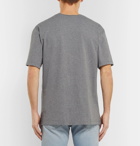 Maison Kitsuné - Printed Cotton-Jersey T-Shirt - Gray
