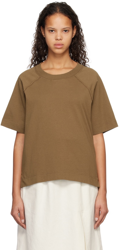 Photo: Margaret Howell Tan Raglan T-Shirt
