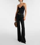 Saint Laurent Mombasa Small calf hair shoulder bag