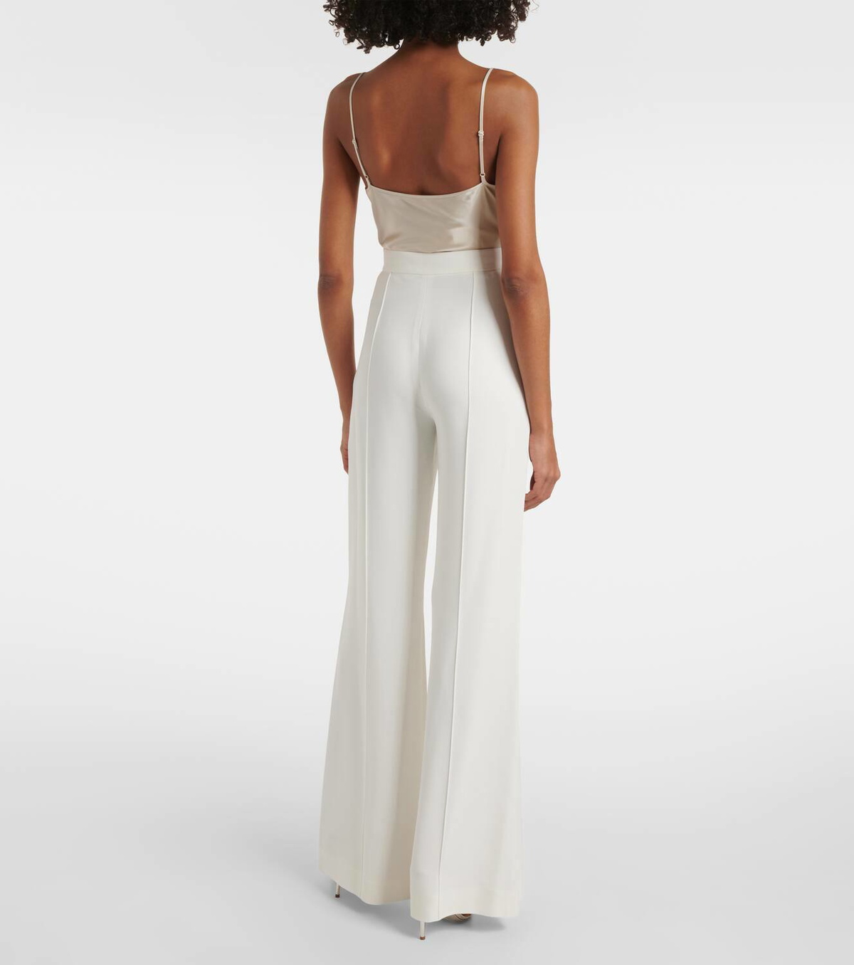 Elie Saab High-rise cady flared pants Elie Saab