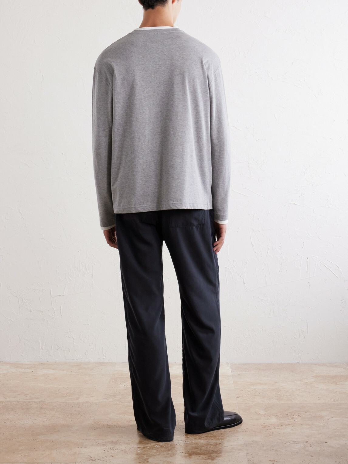 Lardini - Cotton-Jersey T-Shirt - Gray