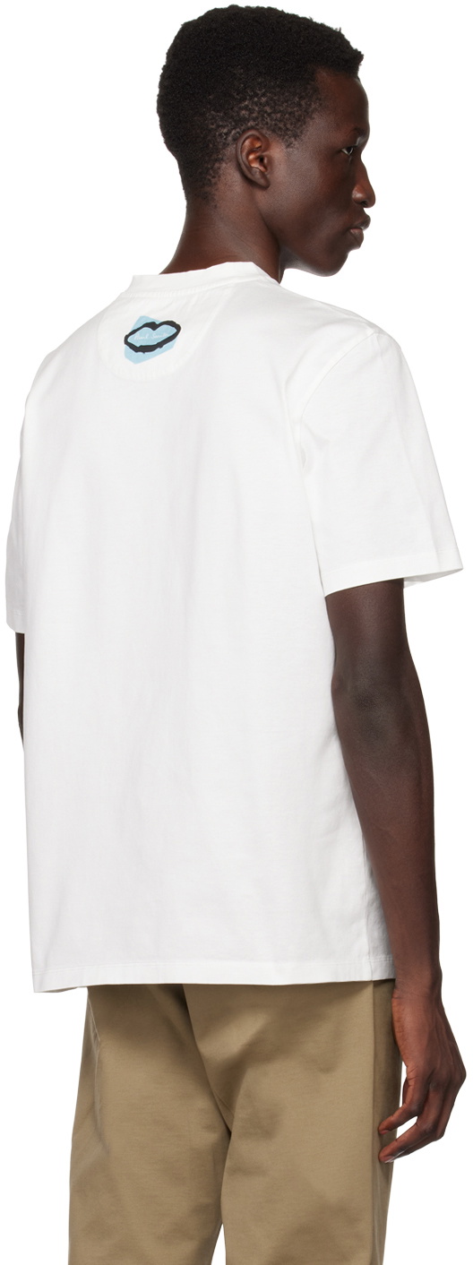 Cassis Rib Tee in White main image 1
