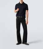 Gucci Logo cotton piqué polo shirt