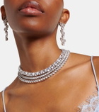 Self-Portrait Crystal-embellished choker