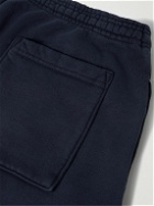 CHERRY LA - Tapered Logo-Print Cotton-Jersey Sweatpants - Blue