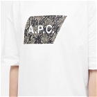 A.P.C. Men's Cobra Logo T-Shirt in White