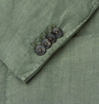 Boglioli - Green Slim-Fit Unstructured Linen Suit Jacket - Men - Green