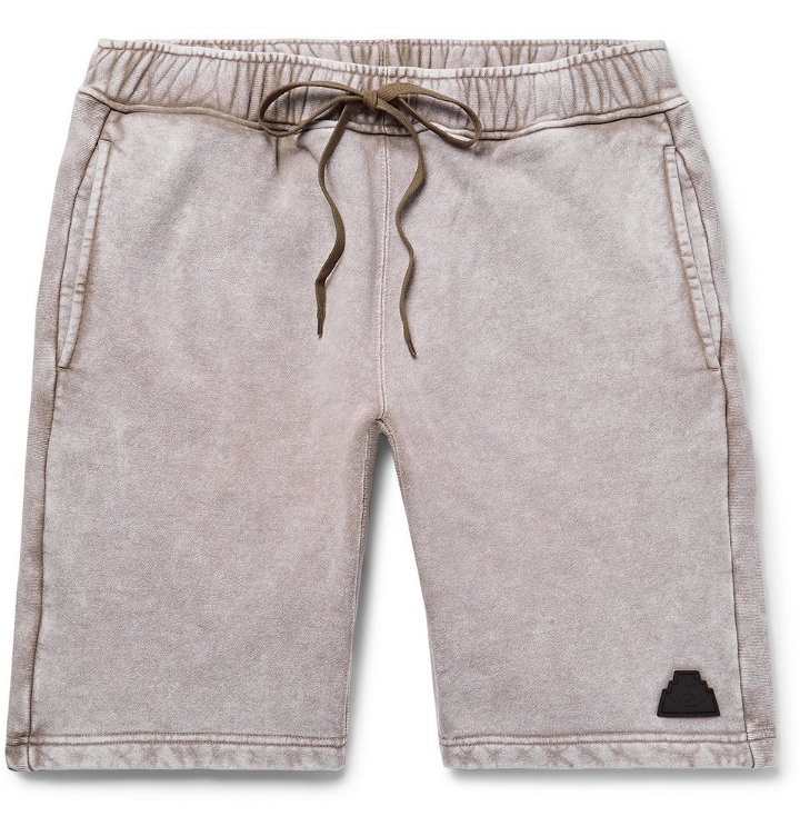 Photo: Cav Empt - Acid-Washed Loopback Cotton-Jersey Drawstring Shorts - Gray
