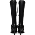 Balenciaga Black City Harness Tall Boots