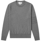 Thom Browne Merino Tonal Four Bar Crew Knit