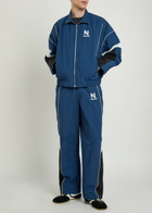 Nahmias Warm Up Panelled Shell Jacket Blue